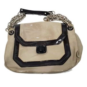 Lanvin patent leather chain bag